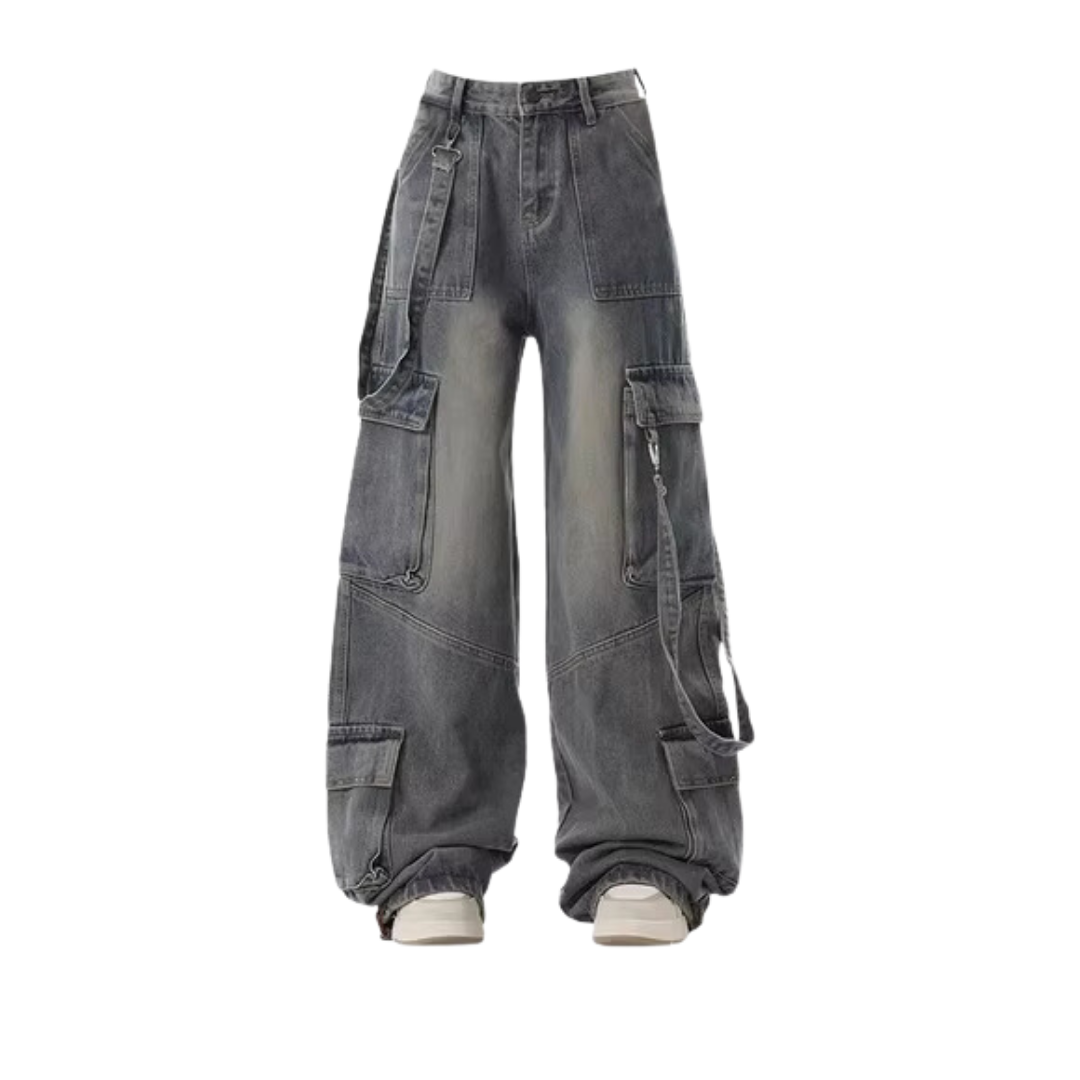 Y2K KORSELİ BAGGY PANTOLON