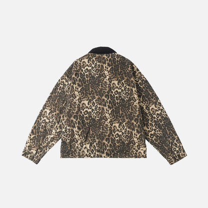 FIERCE PATTERN LEOPARD JACKET