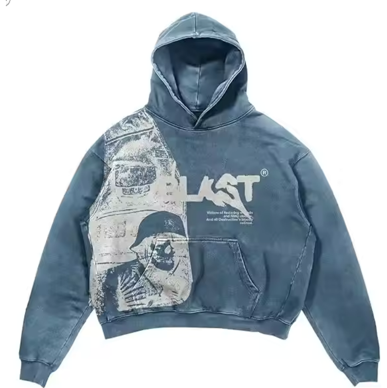 GOTİK KAFATASI HOODIE