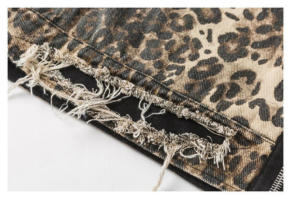 FIERCE PATTERN LEOPARD JACKET